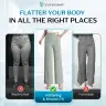 VersaSway - Ultra Smooth High Rise Elastic Waist Comfy Pants